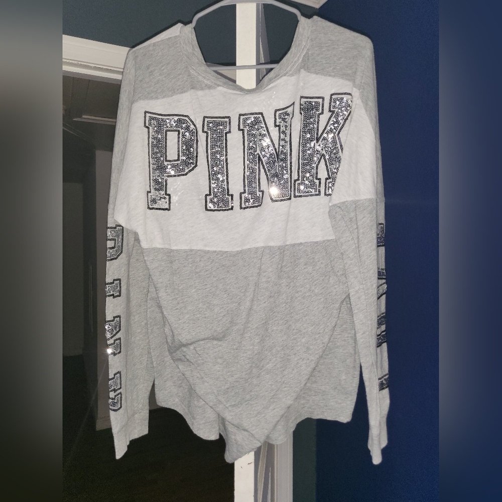 Rare VS pink bling shirt